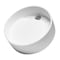 Alfi Brand 15" Round White Matte Solid Surface Resin Sink ABRS15R - alternate 4
